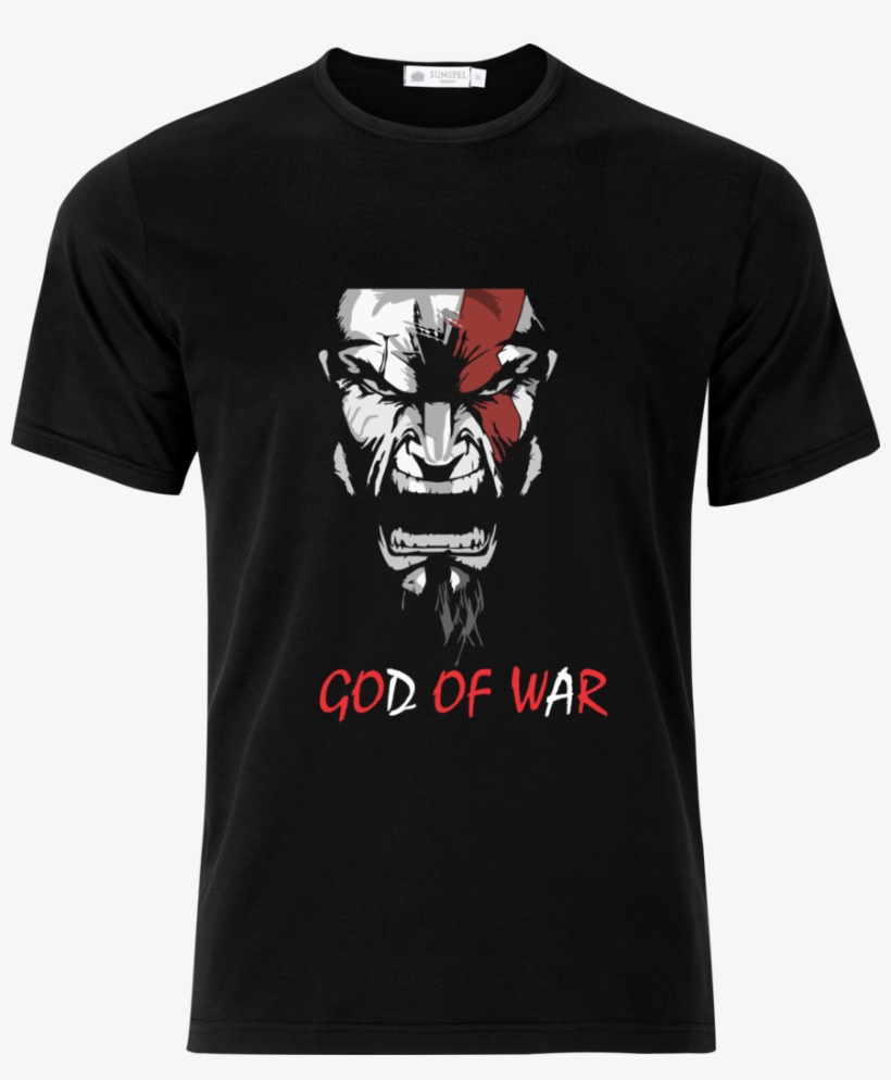 God Of War Kratos Special Half Sleeve T-shirt - Gary Numan T Shirts Uk, transparent png download