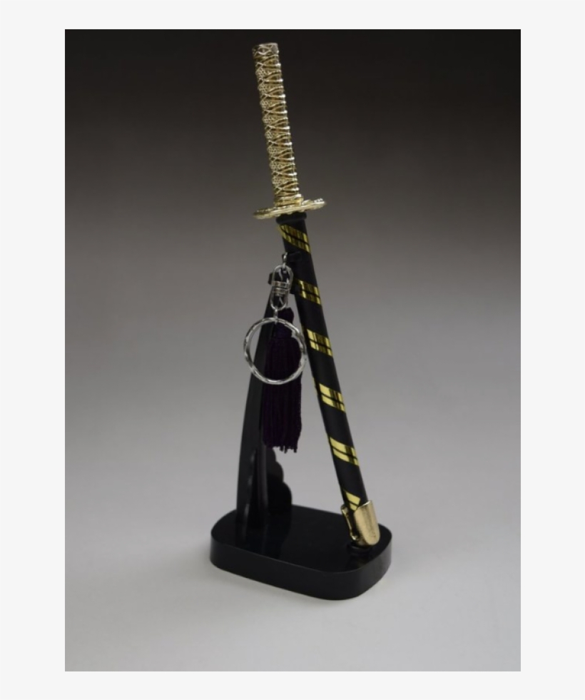 Miniature Japanese Samurai Sword Accessory Katana Letter - Miniature Japanese Decorative Sword With Stand, transparent png download
