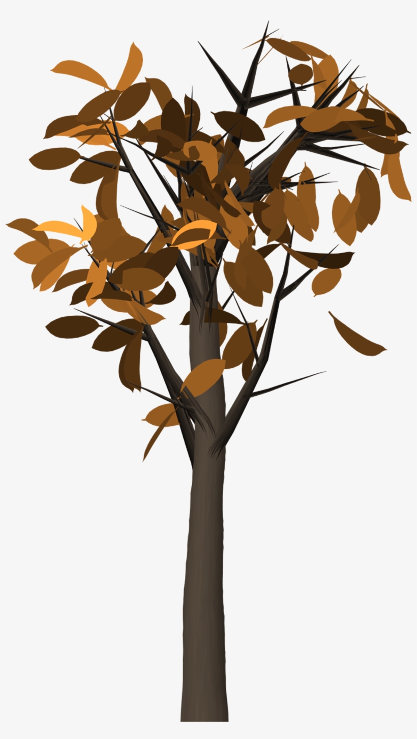 Tree Bush Foliage Isolated Autumn 1638378 - Tree, transparent png download