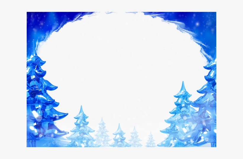 Frame-65 - Frame Christmas Blue Png, transparent png download