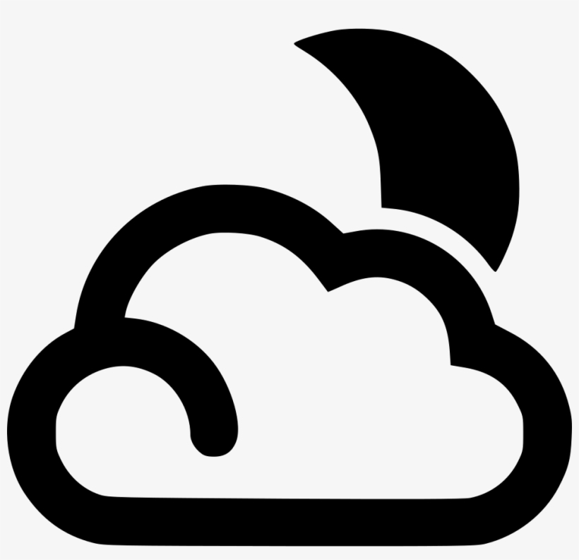 Cloud Half Moon Comments, transparent png download