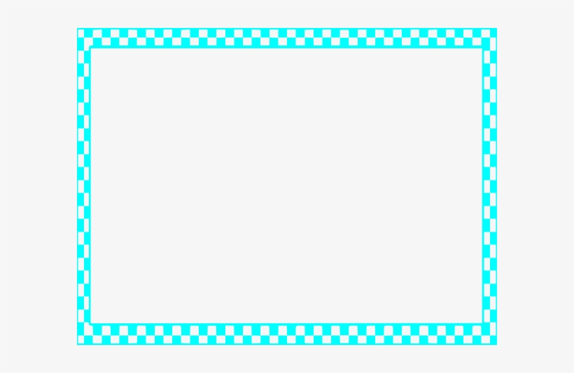 Blue Checkerboard Frame Svg Clip Arts 600 X 453 Px, transparent png download