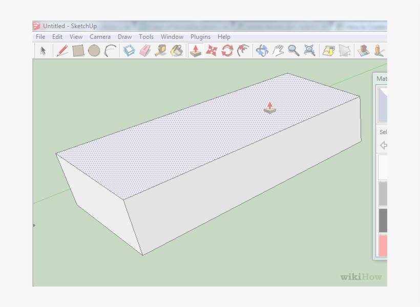 Image Titled Create A Mitered Angle Using The Protractor - Google Sketchup, transparent png download