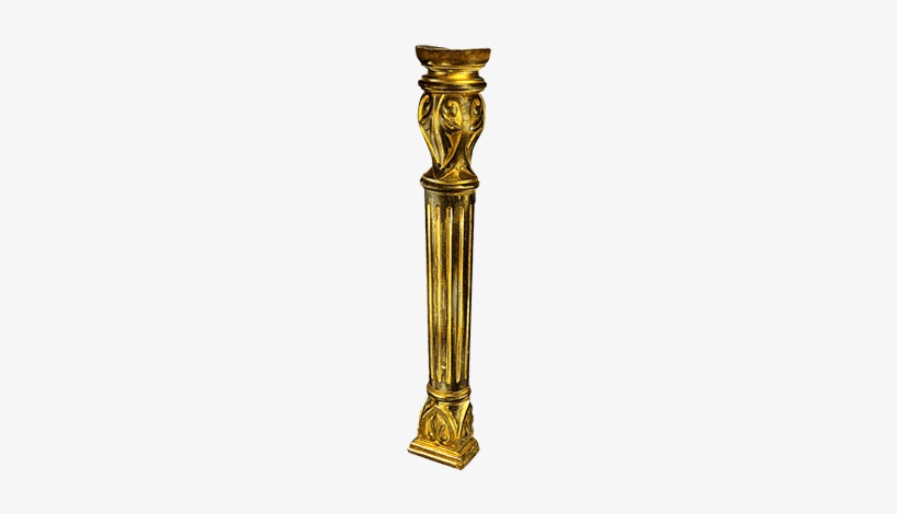 Goldene Säule, transparent png download