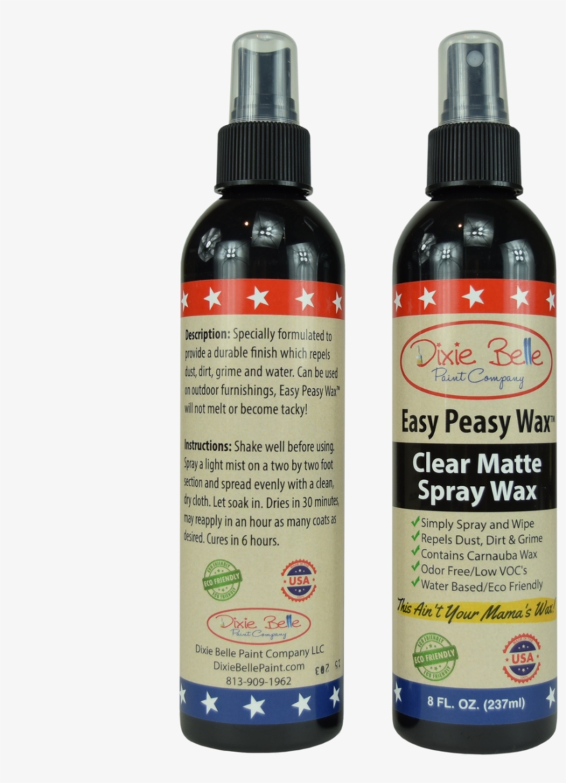 Easy Peasy™ Spray Wax 8oz - Bottle, transparent png download