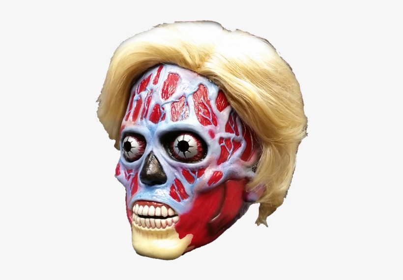 They Live Alien Hillary Clinton Edition Halloween Mask - Adult's Latex Hilary Clinton They Live Mask, transparent png download