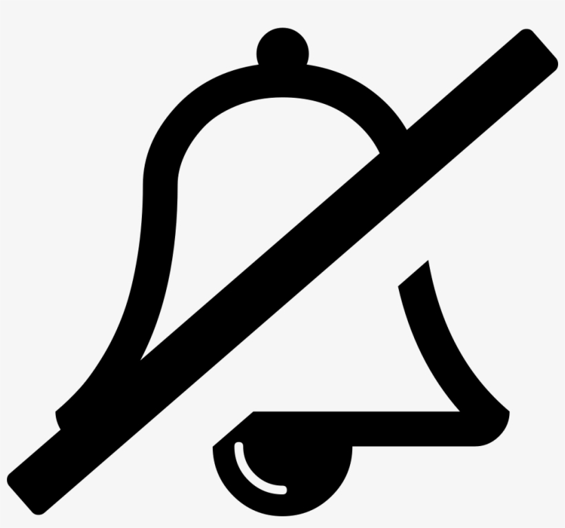 Bell Slash O Comments - Колокольчик Чб Png, transparent png download