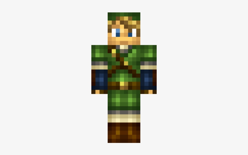 Alpha User - Link Zelda Minecraft Skin, transparent png download