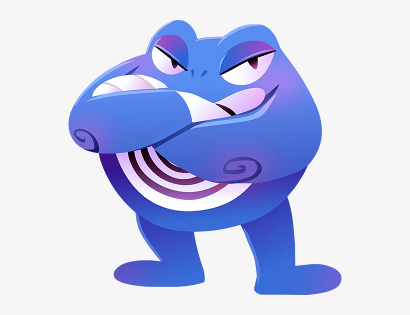 Poliwag Evolution By Kuitsuku - Poliwrath Deviantart, transparent png download