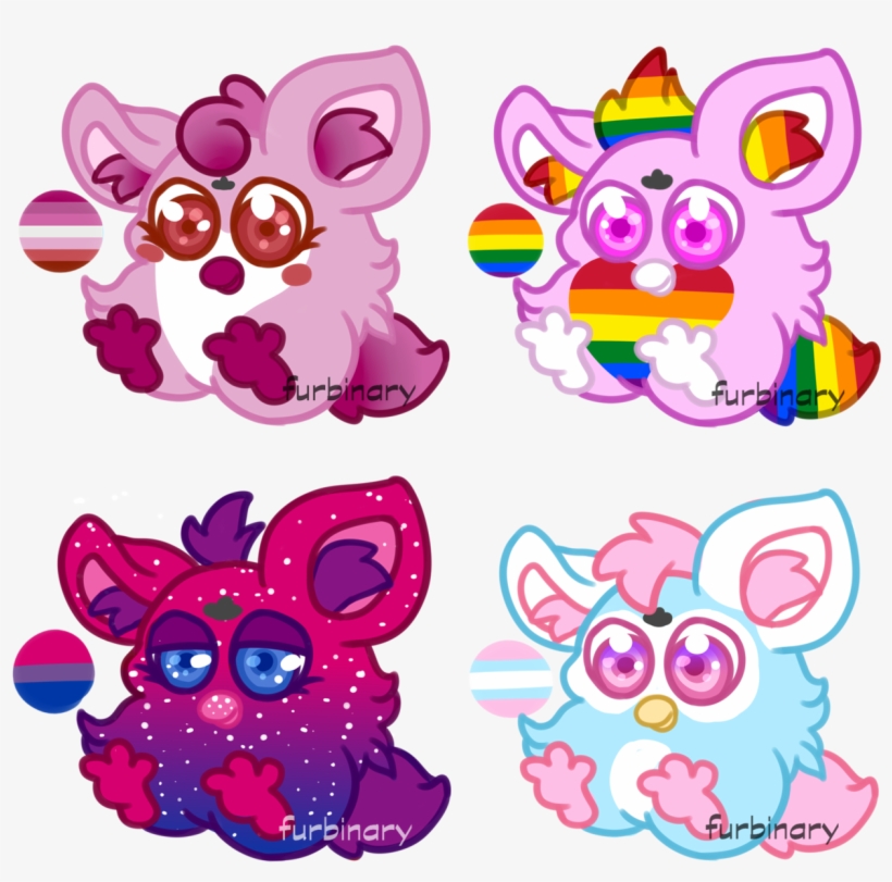 Its Coming Out Day So I Did Some Furby Pride Adopts, transparent png download