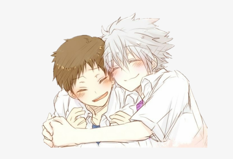 Evangelion Sticker - Cute Shinji And Kaworu, transparent png download