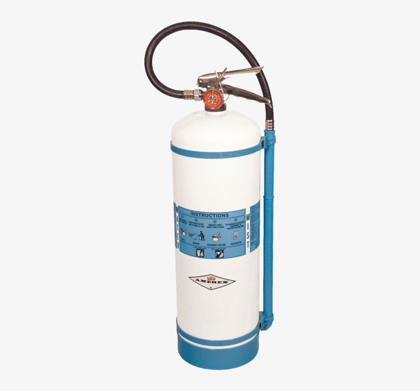 Water Mist W/wall Hanger - Water And Foam Fire Extinguishers, transparent png download