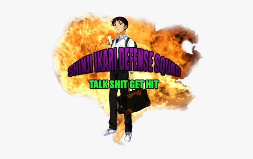 Neon Genesis Evangelion Evangelion Nge Shinji Ikari - Explosión De Fuego Png, transparent png download
