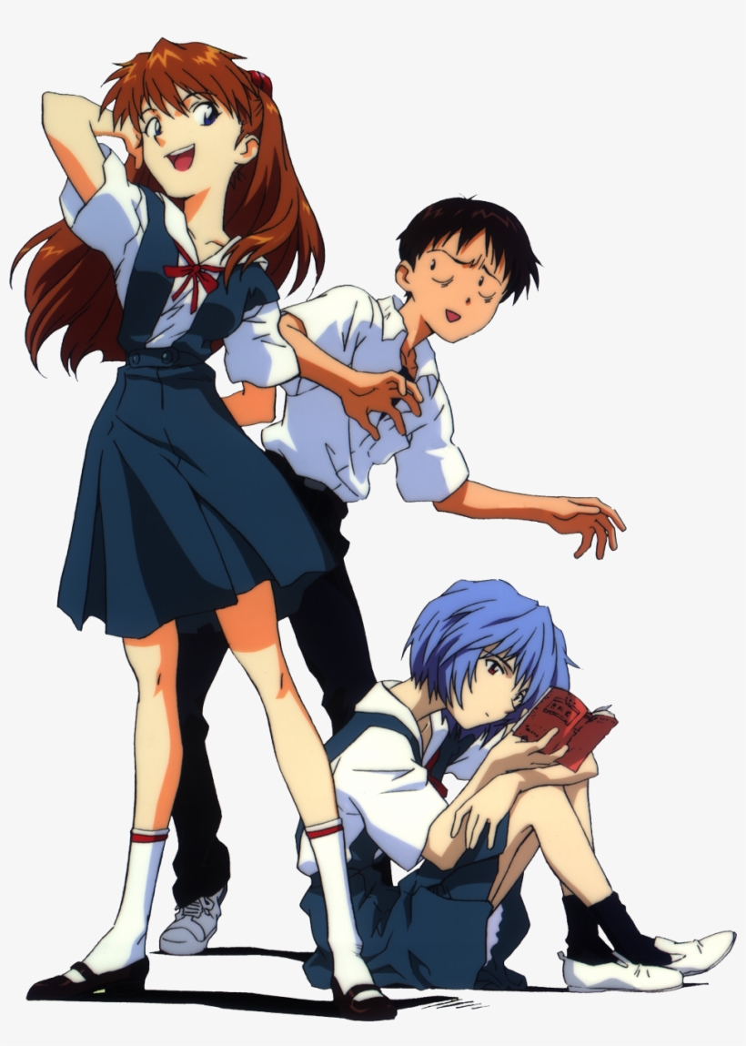 Shinji Asuka Rei - Rei Ayanami X Shinji Ikari, transparent png download
