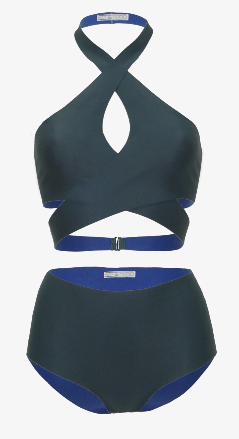 Silhouette Bikini Top - Bikini, transparent png download