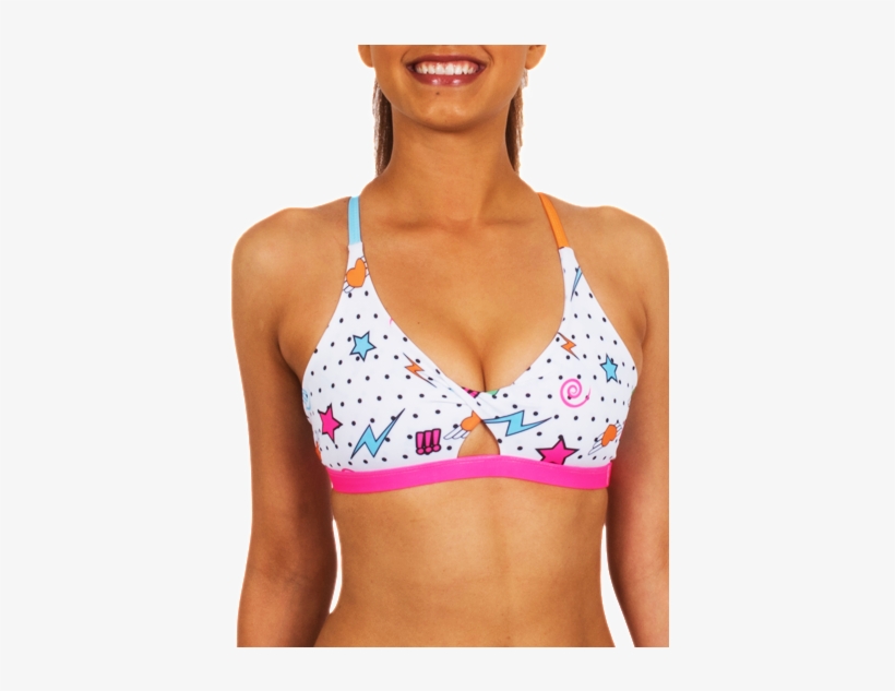 Bikini Twist Top Zumo - Pow Kazam, transparent png download
