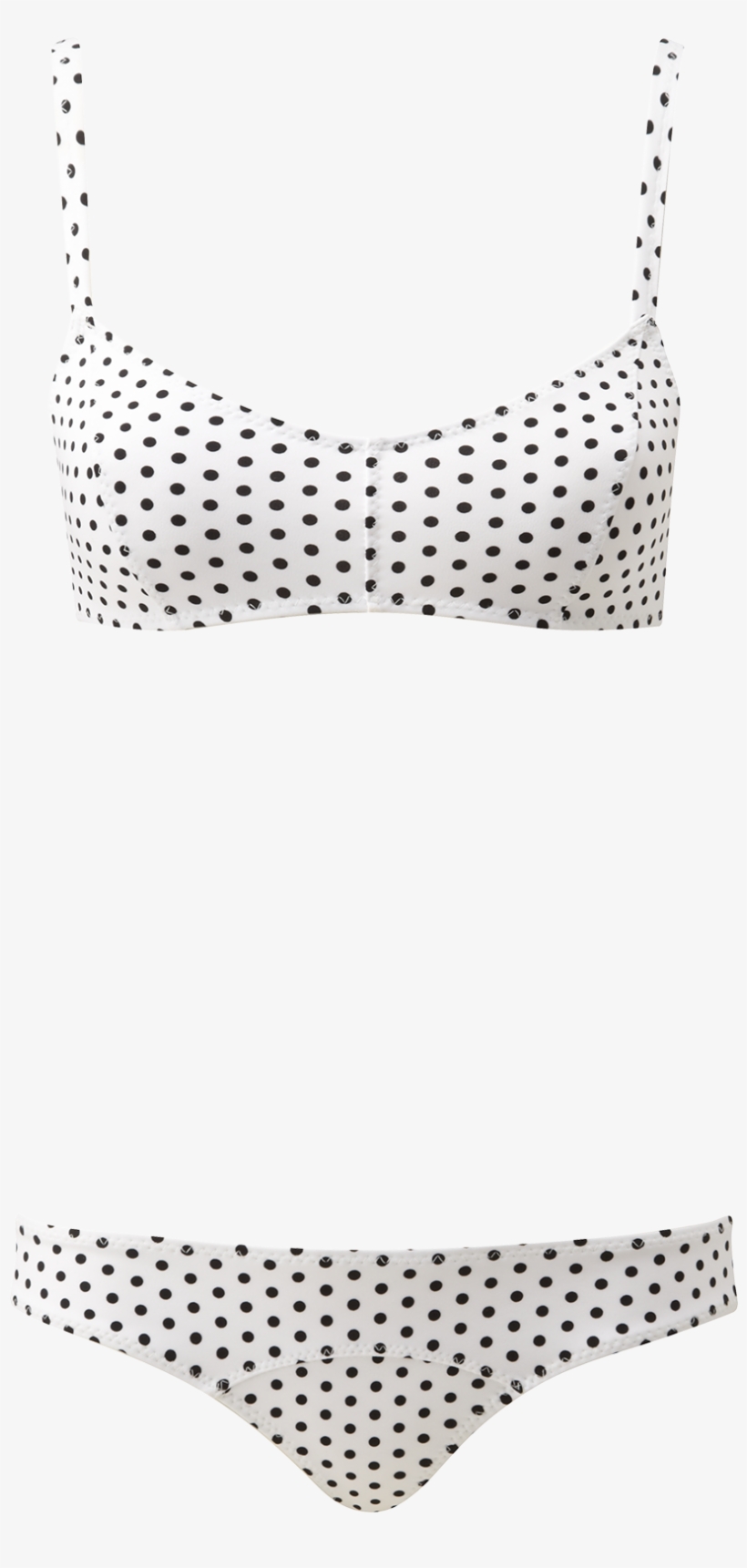 White Polka Dot Pattern Png - White Polka Dot Bikini, transparent png download