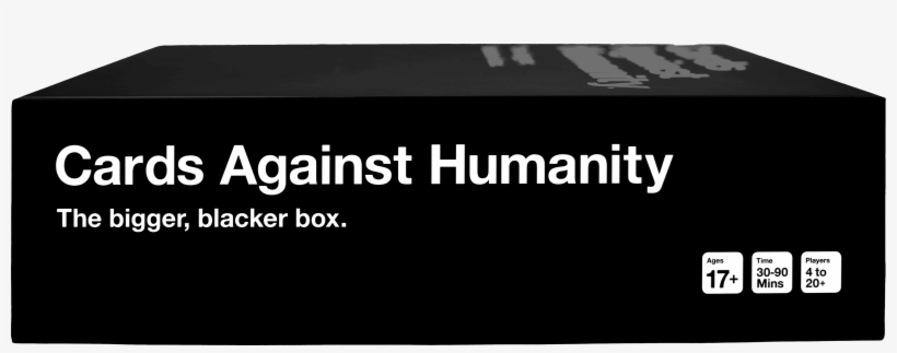 Cards Against Humanity The New Bigger Blacker Box Rrp - Cards Against Humanity, transparent png download