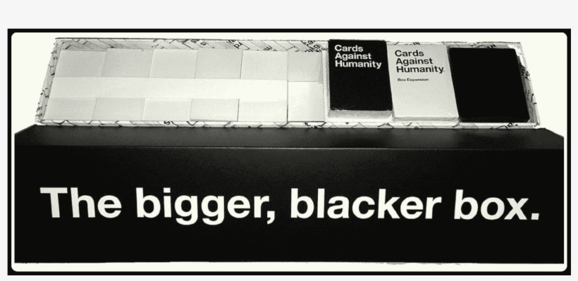 Cards Against Humanity The Bigger Blacker Box, transparent png download