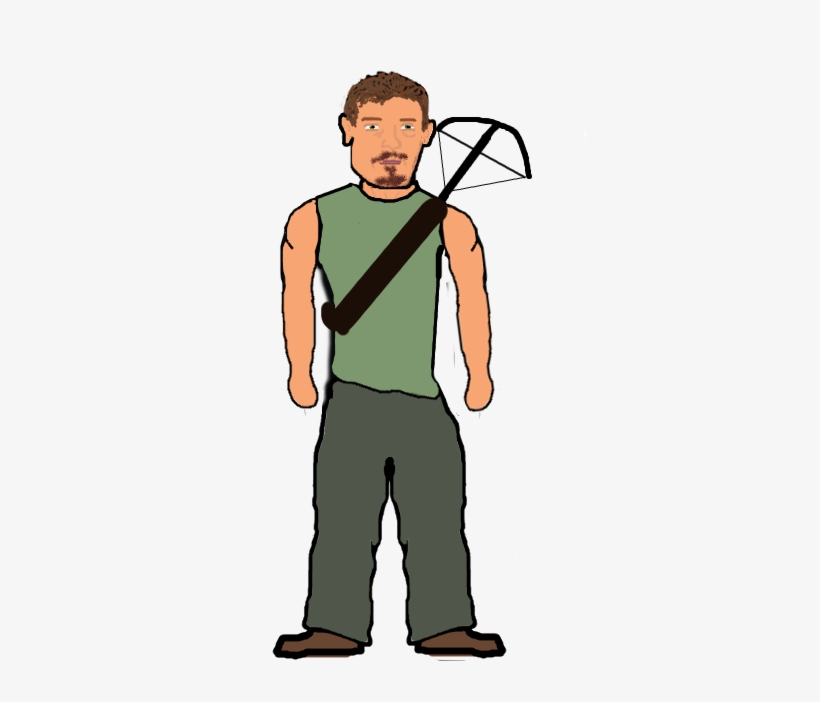 Daryl Dixon Cell - Cartoon, transparent png download