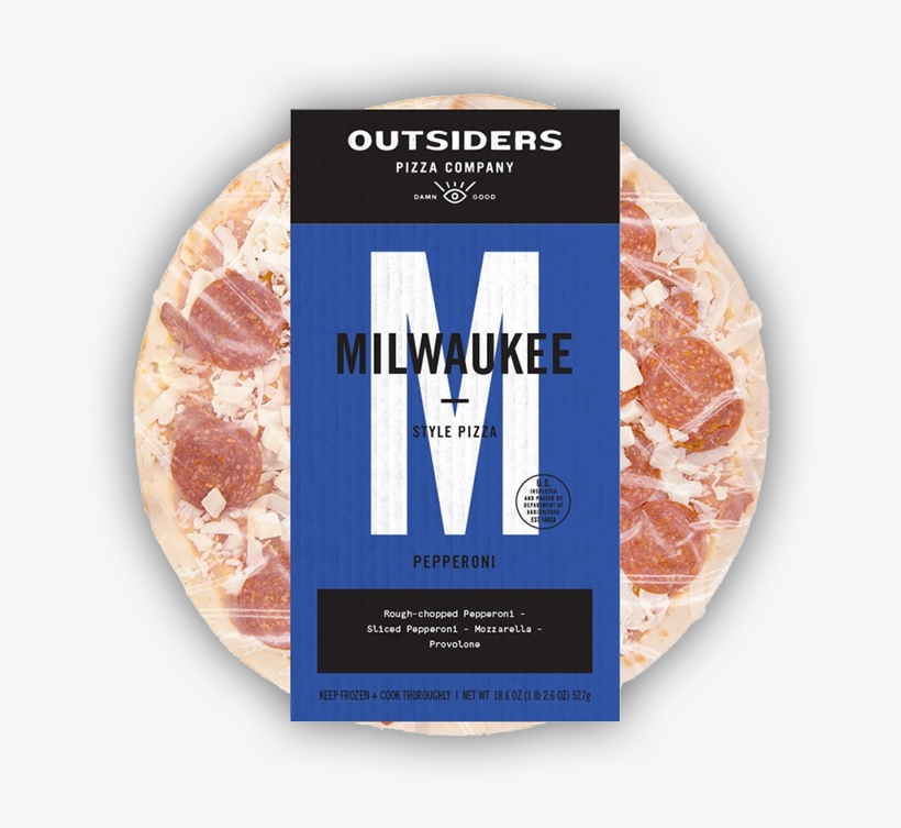 Milwaukee Style Pepperoni Pizza - Outsiders Pizza, transparent png download