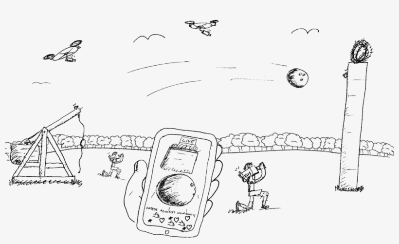 Cards Against Humanity Great Wide Open Install - Sketch, transparent png download