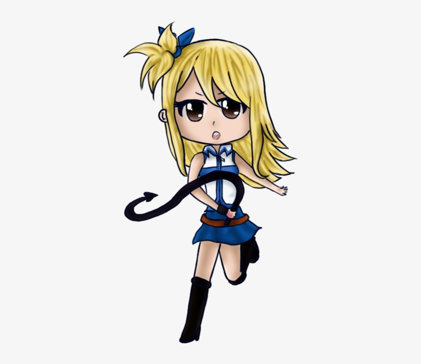 Lucy Heartfilia - Chibi, transparent png download