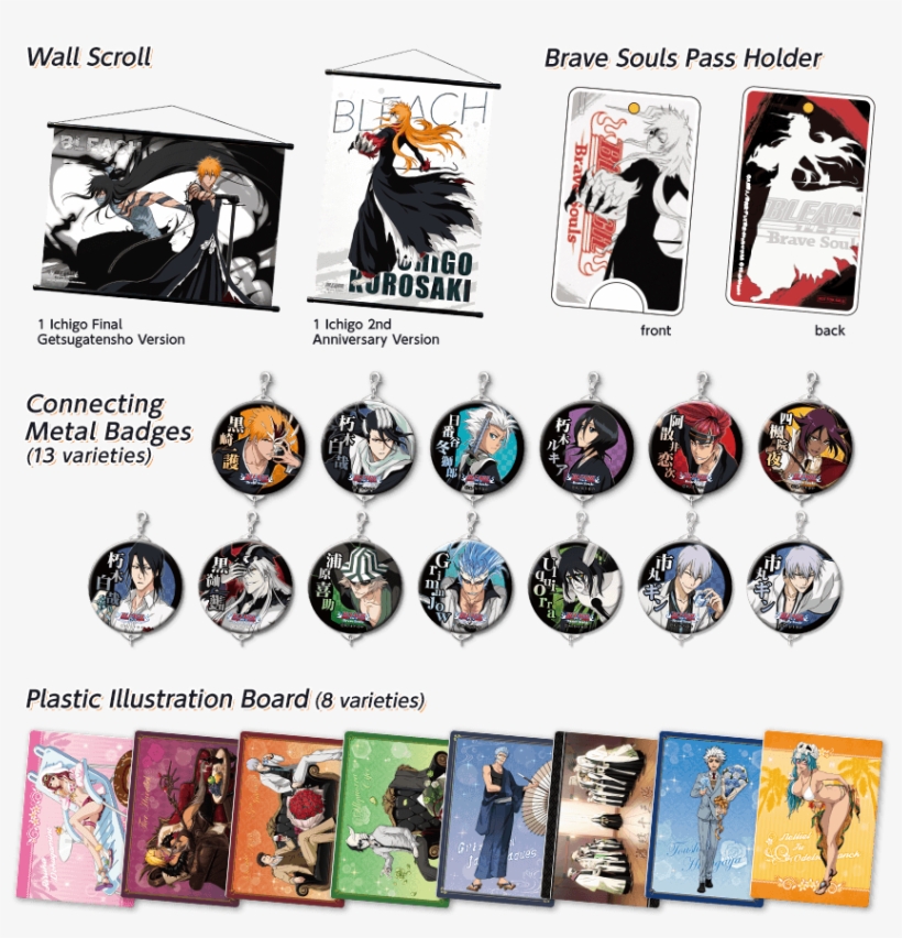 Present Details - Bleach Brave Souls 3rd Anniversary, transparent png download