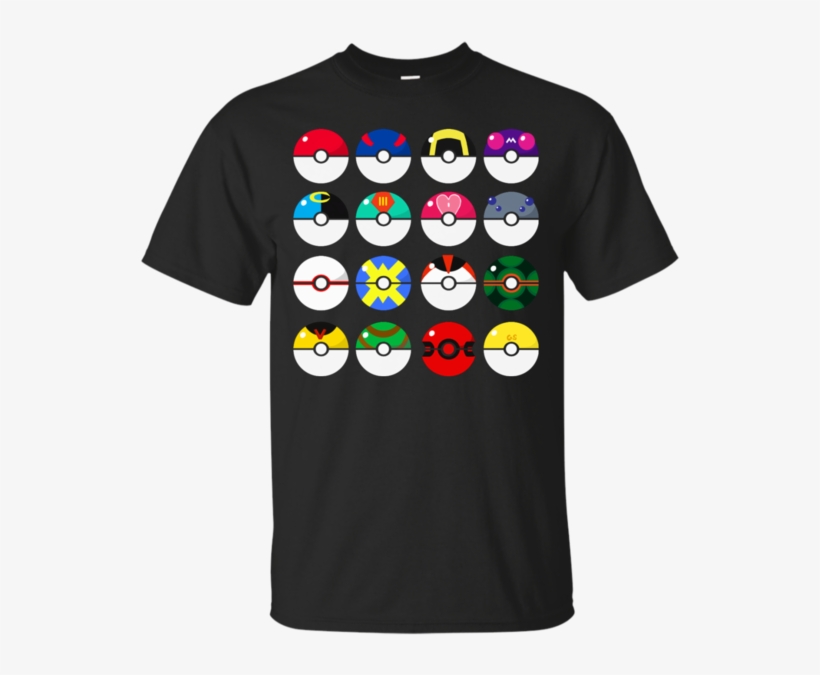 Minimal Pokeballs Pokemon T Shirt & Hoodie - Shirt, transparent png download