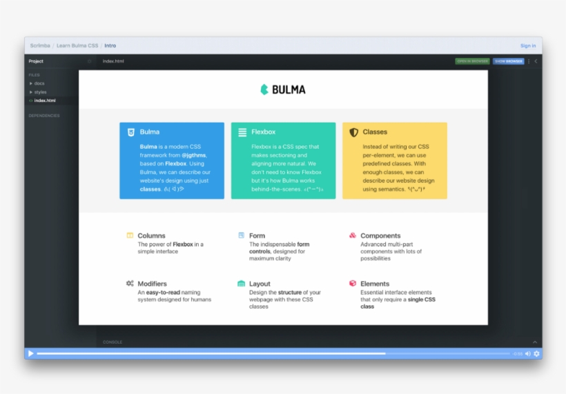 Bulma Is Fascinating We Can Design Beautiful And Responsive - Bulma Webpage, transparent png download