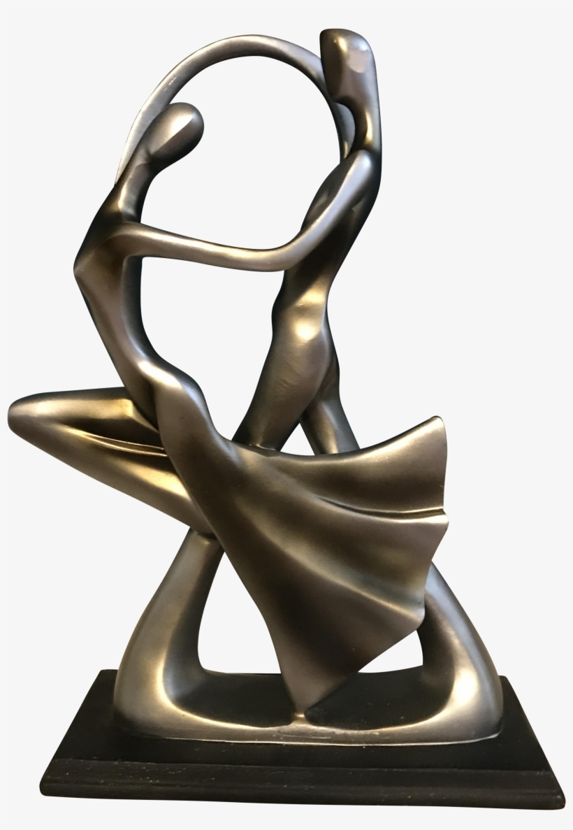 Contemporary Abstract Sculpture Of - Man And Woman Dancing Sculpture, transparent png download