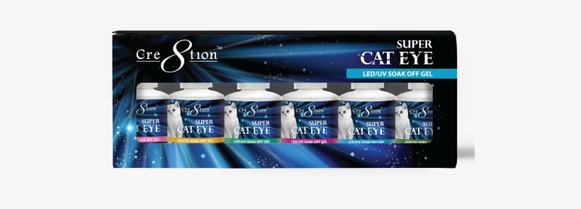 Rectangular Cardboard Boxes Mockup - Gel Polish Cre8tion Cat Eyes, transparent png download