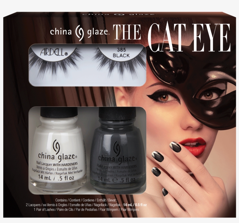 The Cat Eye Nail/lash Kit - China Glaze The Prowl Eye Of The Cat Kit, transparent png download