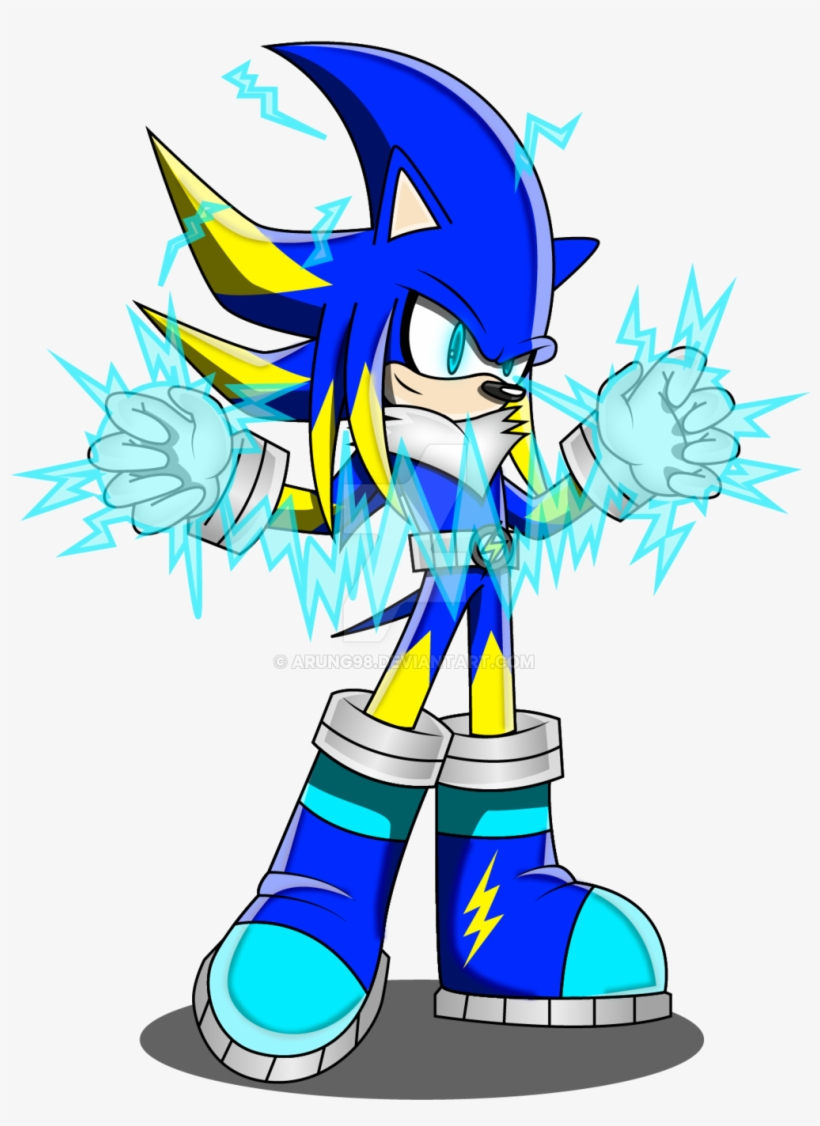 Jolt The Hedgehog Electric By Arung98-d8pxejn - Sonic The Hedgehog Jolt, transparent png download
