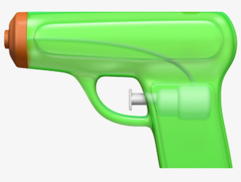 Apple Ios10 Emoji Waterpistol - Ios 10 Gun Emoji, transparent png download