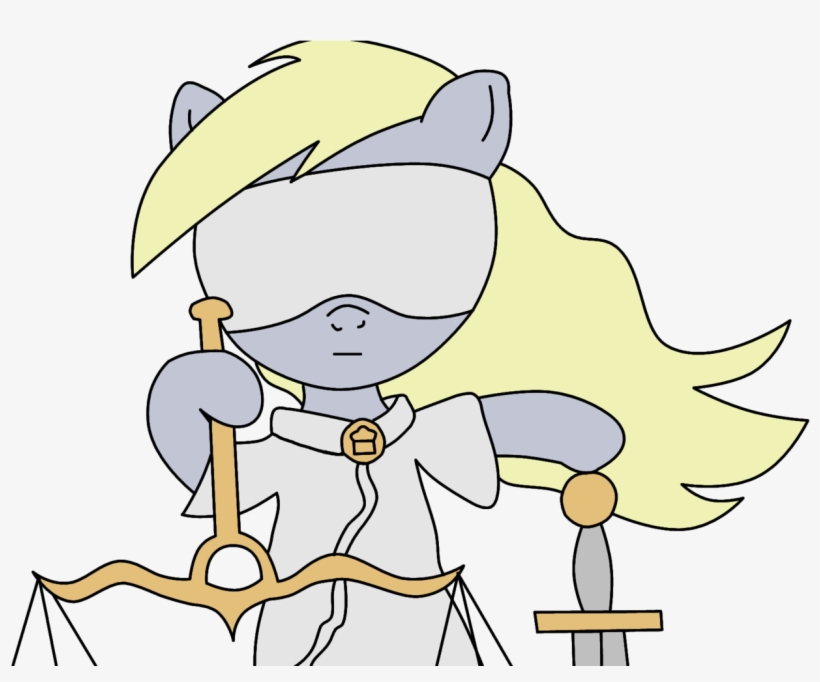 Wrongness, Derpy Hooves, Female, Justice, Justice Is - Cartoon, transparent png download