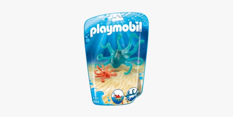 Octopus With Baby - Playmobil 9066 Octopus With Baby, transparent png download