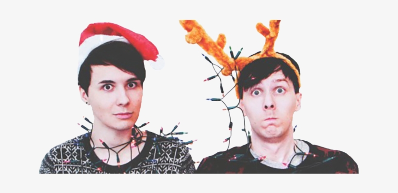 Christmas Transparent - Festive Dan And Phil, transparent png download