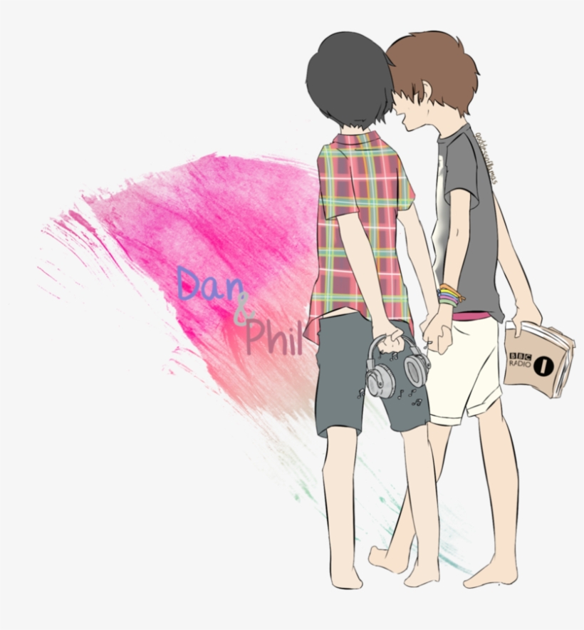 Dan And Phil To Bbcr - Cute Dan And Phil Art, transparent png download