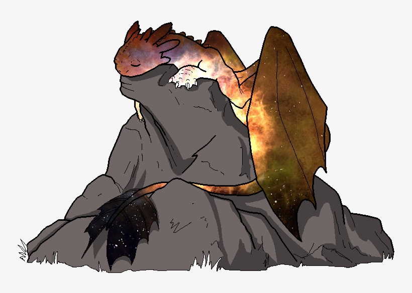 My Glorious Galaxyfury Adopted From Bubbles5498 - Angry Nightfury Base, transparent png download