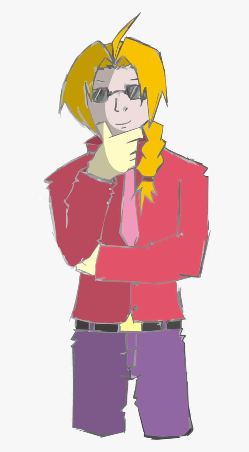 Picture Download Edward Elric In By Anilover On Deviantart - Drawing, transparent png download