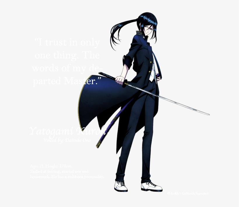 Isana Yashiro - K Project Kuroh Cosplay, transparent png download