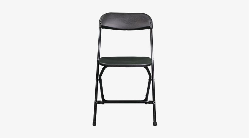 Folding Chair - Black Folding Chair Png, transparent png download