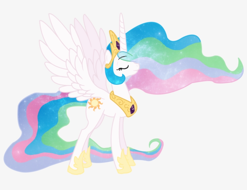 Princess Celestia Png Image - Princess Celestia Flowing Mane, transparent png download