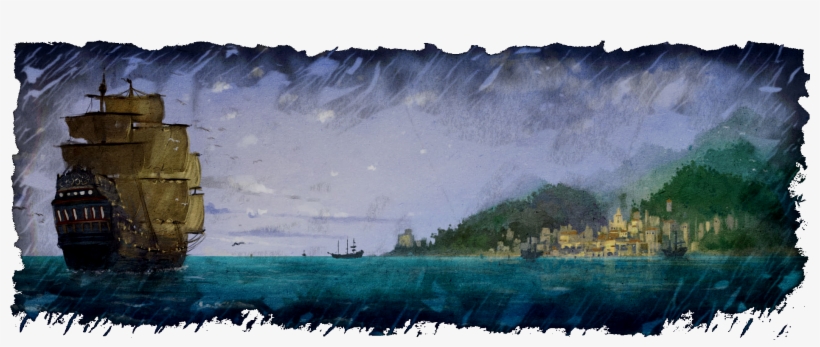 Port Royale 3 Background Enter The Harbour - Steam Trading Cards, transparent png download