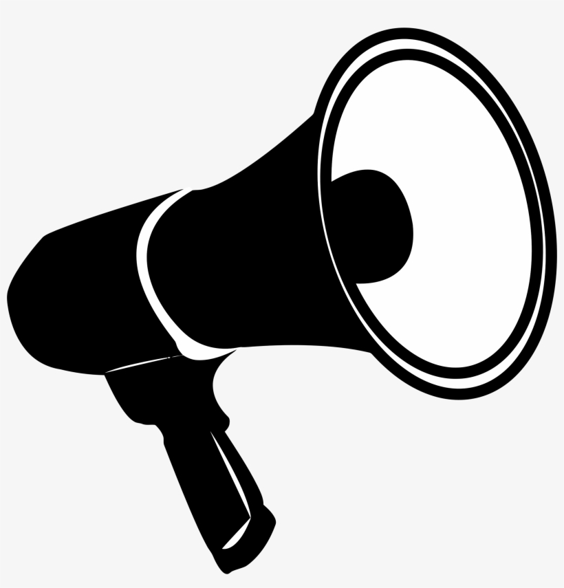Megaphone Silhouette, transparent png download