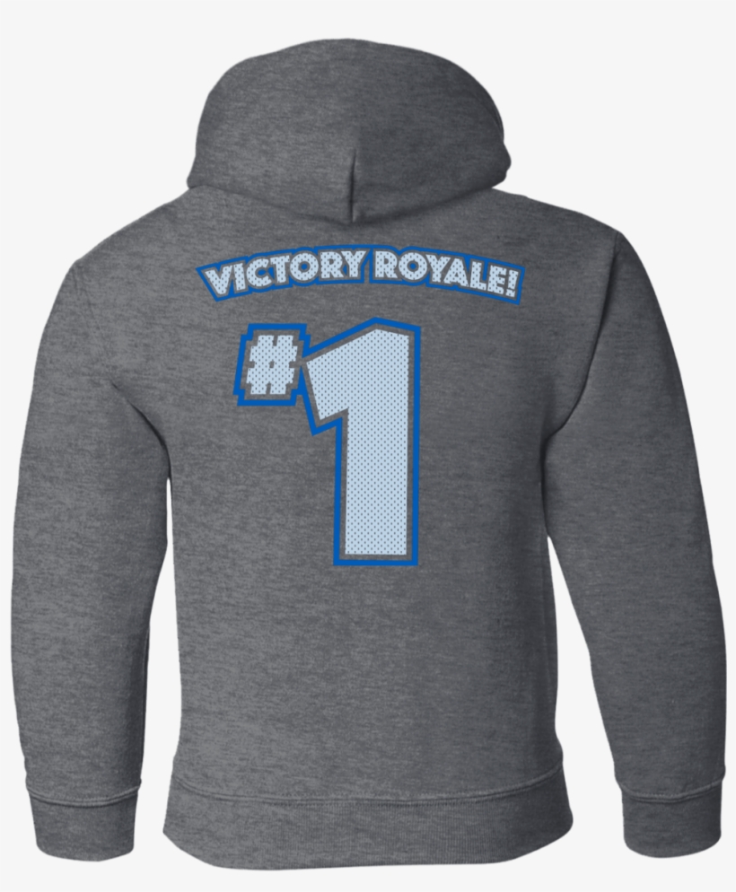 Victory Royale Youth Pullover Hoodie Back Print - Hoodie, transparent png download