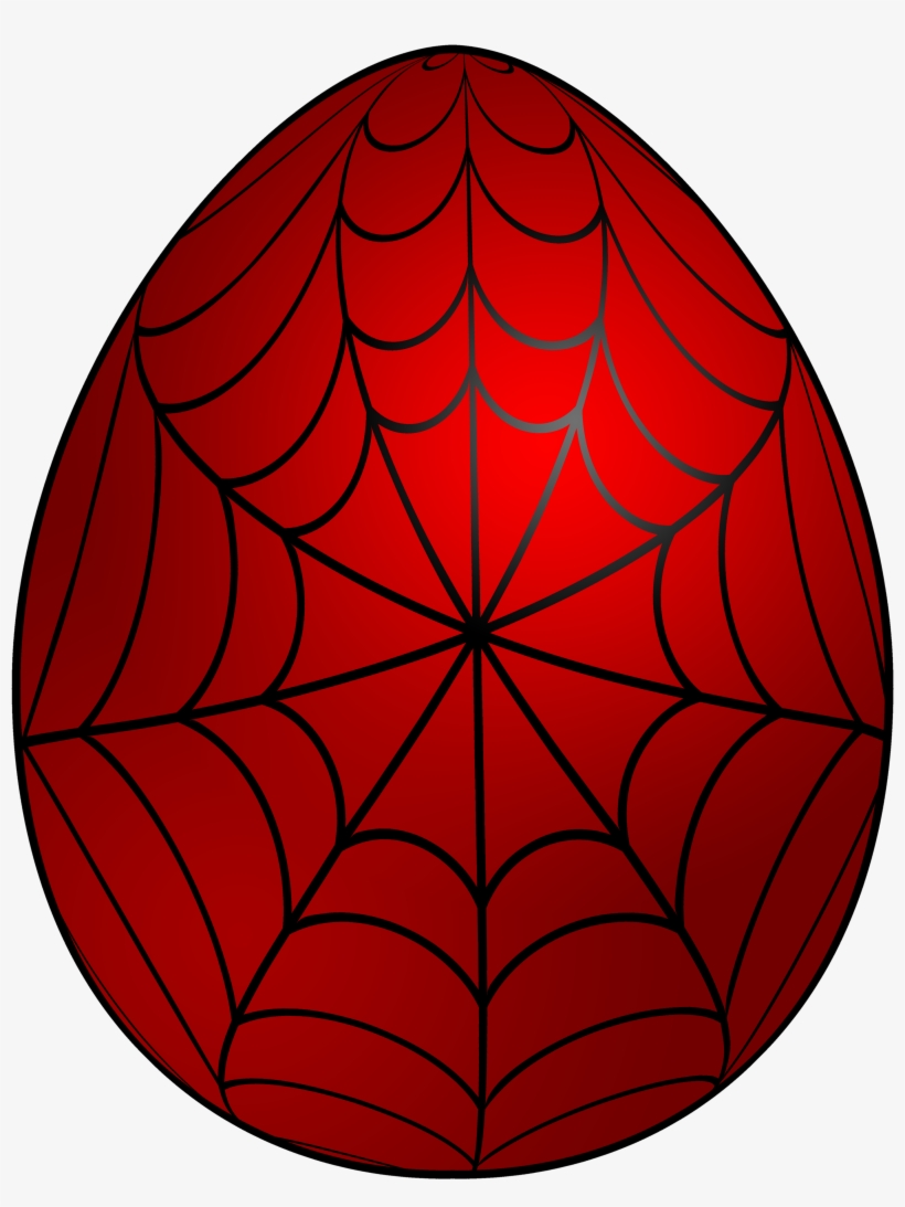 Spiderman Easter Egg Png Clip Art - Easter, transparent png download