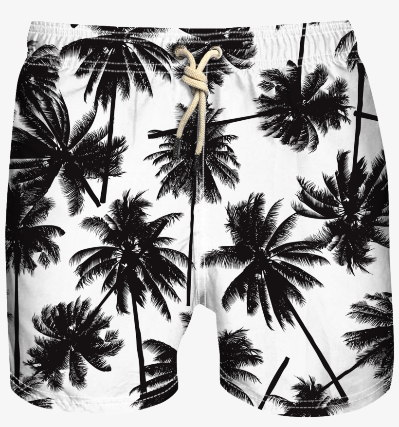 Black Palm V=1534180334 - Board Short, transparent png download