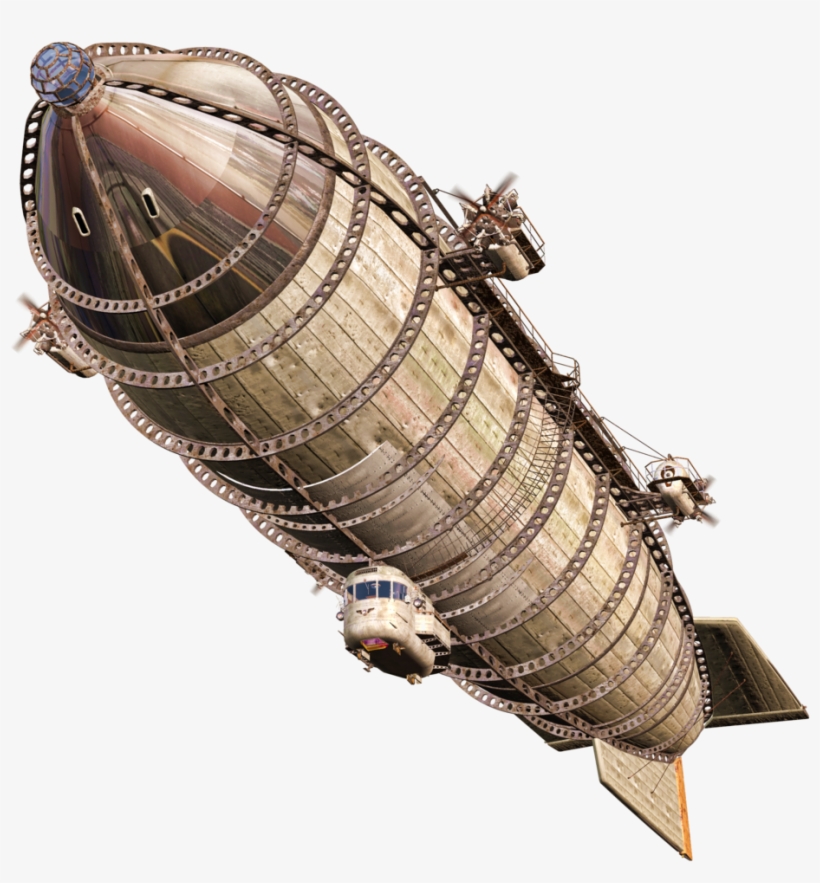 Zeppelin Png Image Background Steampunk Zeppelin Png PNG Image